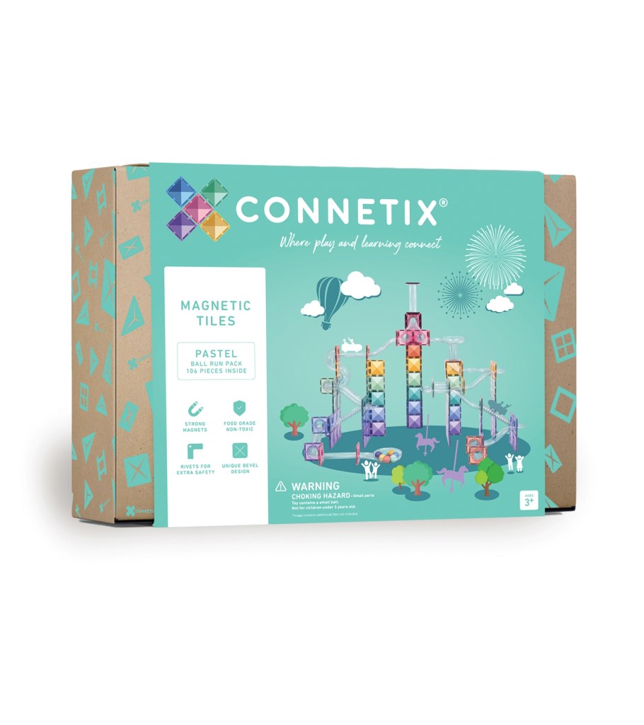CONNETIX Pastel Golyópálya (106 db)
