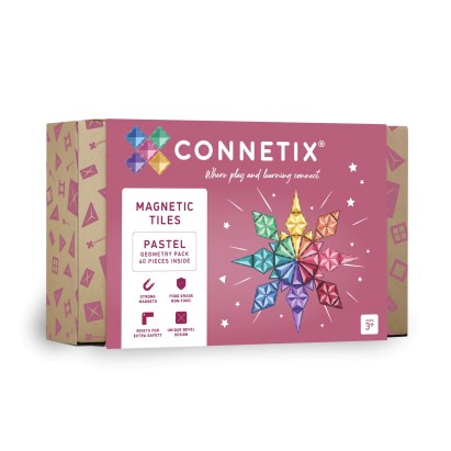 CONNETIX Pastel Geometry Pack (40 db)