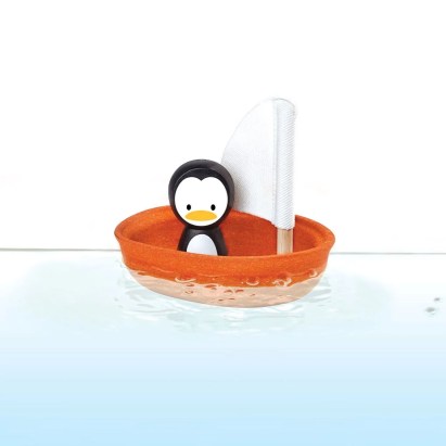 Plantoys Vitorlás csónak - Pingvin