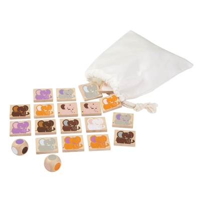 Plantoys Memória játék - Elefántos