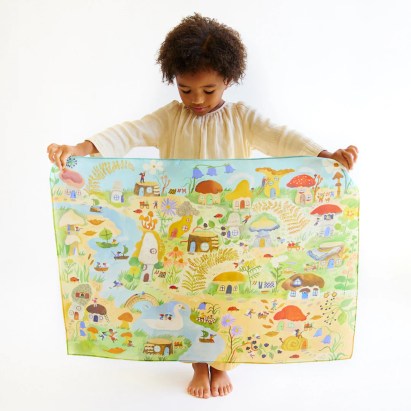 Sarah's Silks böngésző játszóselyem, gombaház