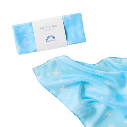 Sarah's Silks mini játszóselyem, jégvilág