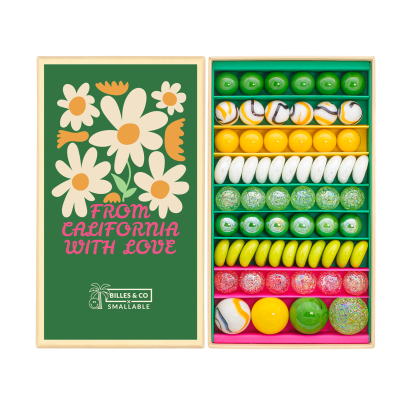 Billes & CO üveggolyó szett - From California with Love