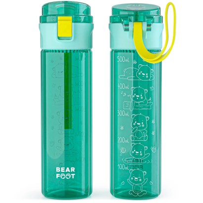Bearfoot kulacs, 500 ml - Türkiz