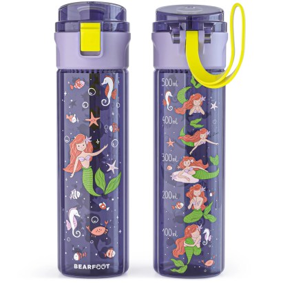 Bearfoot kulacs, 500 ml - Lila sellők