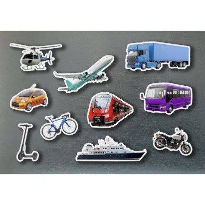 Nowordbooks - Közlekedési eszközök mágnesek