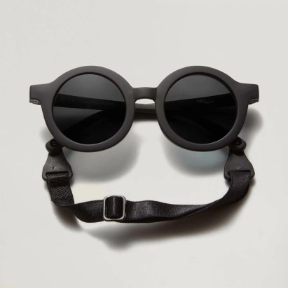 BabyMocs hajlítható napszemüveg, gyerek méret - Fekete