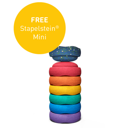 Stapelstein® Spring Special Mini Rainbow (7 db)