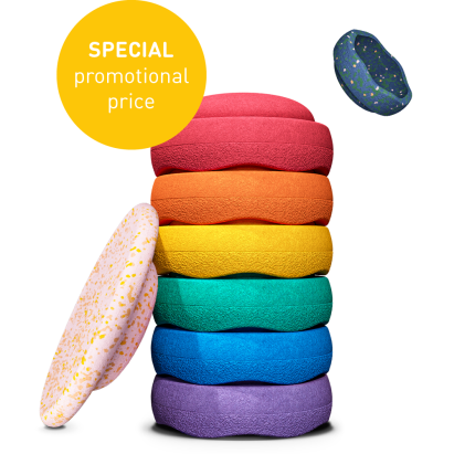 Stapelstein Rainbow Spring Special Set