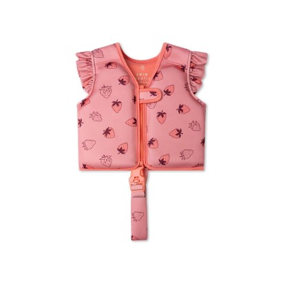 Swim Essentials úszómellény - Rózsaszín eprek, 1-2 év