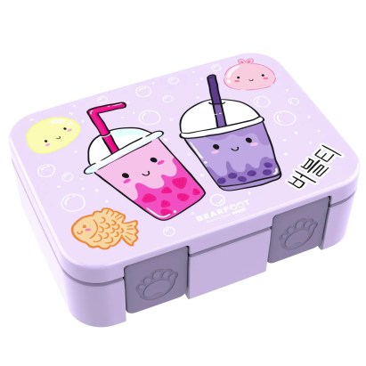 Bearfoot Bento Box Compact uzsonnásdoboz - Bubble Tea, 1000 ml