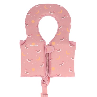 MONNËKA úszómellény, 1-2 év - Rózsaszín bálna