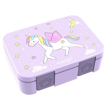 Bearfoot Bento Box Compact uzsonnásdoboz - Unikornis, 650 ml