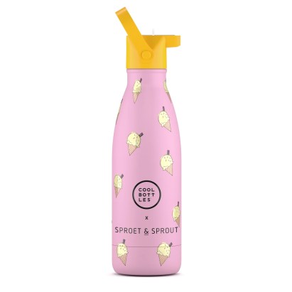 Cool Bottles Kids Kulacs – 350 ml - Pink Scoop