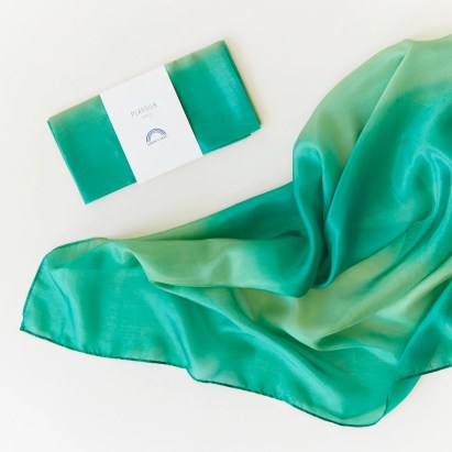 Sarah's Silks játszóselyem, mintás - Erdő