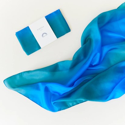 Sarah's Silks játszóselyem, mintás - Óceán