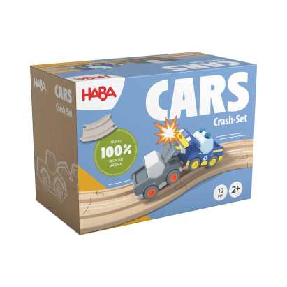 HABA Cars – Ütközős autópálya szett, 10 db