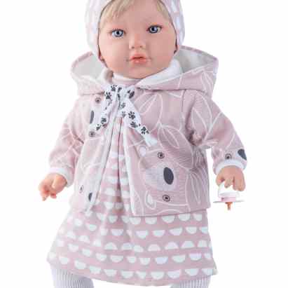 Marina & Pau Alina Hópihe baba – 45 cm, textiltáskával