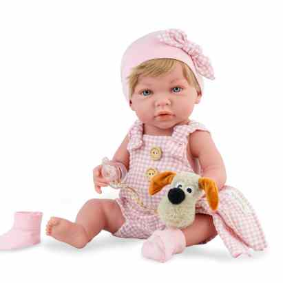 Marina & Pau Ane Doudou baba – 45 cm, textiltáskával